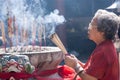 Chinatown, Bangkok, during the Chinese New Year Royalty Free Stock Photo