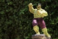 Close up shot of Hulk in AVENGERS superheros figure in action