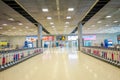 BANGKOK, THAILAND - FEBRUARY 08, 2018: Indoor view of baggage carts at Suvanaphumi Airport, Bangkok, Suvarnabhumi Royalty Free Stock Photo