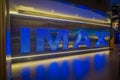 BANGKOK, THAILAND, FEBRUARY 02, 2018: Indoor view of Imax words in a wall inside of Siam Paragon shopping mall. With 16