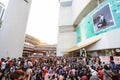 Pro-Democracy protesters protest at Pathumwan Intersection