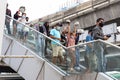 Pro-Democracy protesters protest at Pathumwan Intersection