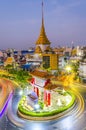 BANGKOK, THAILAND - FEBRUARY 8, 2017: Traffic passes through Chi Royalty Free Stock Photo