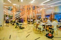 BANGKOK, THAILAND, FEBRUARY 02, 2018: Unidentified people eating a lucnh in a food court inside of Siam Paragon Shopping Royalty Free Stock Photo