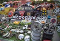 Volkswagen beetle owner sell used VW decoration and parts