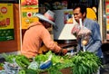 Bangkok, Thailand: Food Vendor on Silom Road