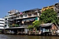 Bangkok, Thailand: Homes on Chao Praya River