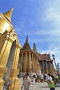 BANGKOK THAILAND - JAN 03 : Many people go to the Grand Palace Royalty Free Stock Photo