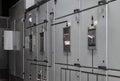 Control panel system integration inside of Electric voltage control room Royalty Free Stock Photo