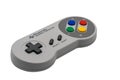 Super Famicom Mini Controller, Vintage game console by Nintendo.