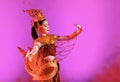 BANGKOK, THAILAND - JANUARY 15: Thai Traditional Dress. the ancient acting of Khon-Thai classical masked ballet in