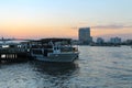 Bangkok urban landscapes with beautifull sunset skies