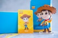 BANGKOK, THAILAND - January 26, 2022 : Cute figurine of Toy Story, blind box from Miniso. Woody is one of the main protagonist