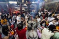 New year celebration in a Bangkok Chinese shrine