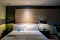 Bangkok, THAILAND - January 4 : LUXURY, DELUXE ROOM. interior of The Okura Prestige Bangkok simply oozes luxury and comfort. on 4