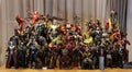 MARVEL Super Hero models Team ,superheroes figure in action in home at Bangkok ,Thailand