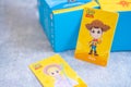 BANGKOK, THAILAND - January 19, 2022 : New box random collection, MINISO X Toy Story sell in Thailand