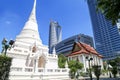 Bangkok, Thailand - January 1, 2024: Pathum Wanaram temple