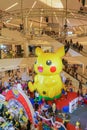 Bangkok, Thailand- 10,January 2016:Pikachu balloon in Pokemon F Royalty Free Stock Photo