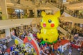 Bangkok, Thailand- 10,January 2016:Pikachu balloon in Pokemon F Royalty Free Stock Photo