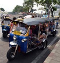 Private transport in Bangkok. Thailand