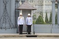 Thai military guarding the royal residence. Bangkok