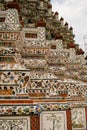 Bangkok, Thailand - January 26, 2016: Wat Arun temple in Bangkok undergoing restoration