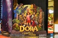 A beautiful standee of a movie called Dora and the Lost City of Gold display at the cinema to promote the movie