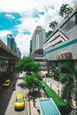 Cityscape of Sukhumvit road at daytime