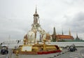 Famous Elephant Statues and Tuk Tuks around Royal Palace in Bangkok