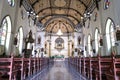 BANGKOK, THAILAND Ã¢â¬â 16 JULY 2019: Inside of Holy Rosary Church, Samphanthawong, Bangkok, Thailand