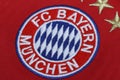 BANGKOK, THAILAND - JULY 13: The Logo of Bayern Munich on Footb