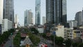 BANGKOK, THAILAND - 13 JULY, 2019: Mahanakhon King Power skyscraper in modern Sathorn financial business district. Maha Nakhon - Royalty Free Stock Photo