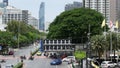 BANGKOK, THAILAND - 13 JULY, 2019: Mahanakhon King Power skyscraper in modern Sathorn financial business district. Maha Nakhon - Royalty Free Stock Photo