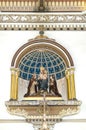 BANGKOK, THAILAND Ã¢â¬â 16 JULY 2019: Mary, Jesus, St. Catherine and St. Dominic statue inside Holy Rosary Church, Bangkok, Thailand