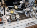 SEIKO automatic timepieces on display, Siam Paragon, Bangkok, Thailand