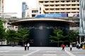 BANGKOK, THAILAND - JULY 23, 2020: The 2nd Apple Store is under construction at CentralWorld, the largest shopping mall in Bangkok