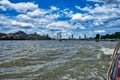 Bangkok, Thailand; July 4th 2018: Chao Phraya river