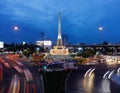 Bangkok , Thailand - July 27 : Twilight view at Victory Monument