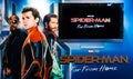 Bangkok, Thailand - Jun 26, 2019: Marvel`s `Spider-Man: Far From Home` backdrop poster with Sony TV show movie trailer in theatre