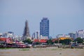 BANGKOK, THAILAND - 2 JUN 2017, Standing on the Chao Phraya rive