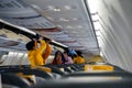 Nok Air, stewardess in the yellow costume