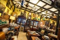 Antique shop interior at the Ratchada Train Market, Bangkok Royalty Free Stock Photo