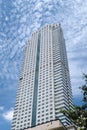 Cityscape Mahanakorn Tower downtown blue sky in BANGKOK THAILAND