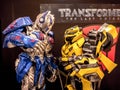 Bangkok, Thailand - June 15, 2017: Fictional characters of Transformers: The Last Knight. It is the fifth installment of the live- Royalty Free Stock Photo