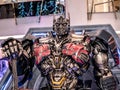 Bangkok, Thailand - June 15, 2017: Optimus Prime from the Transformers: The Last Knight. It is the fifth installment of the live- Royalty Free Stock Photo