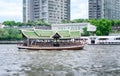 BANGKOK, THAILAND - JUNE 29: The Peninsula five-star hotel provides exclusive private guest ferry service for crossing the