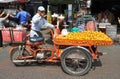 Bangkok, Thailand: Man Selling Oranges