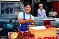 Bangkok, Thailand: Man Selling Pomegranate Juice