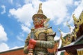 Art sculptures - Giant Statues , The giant monkey and help bear the pagoda By imitating the giant monkey